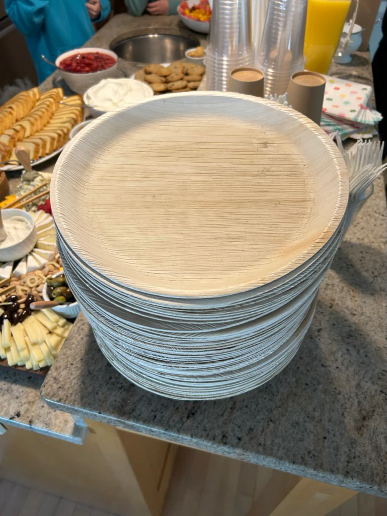 NEATtable Palm Leaf Plates | 10 Inch | Circular | 25-Count - Image 7