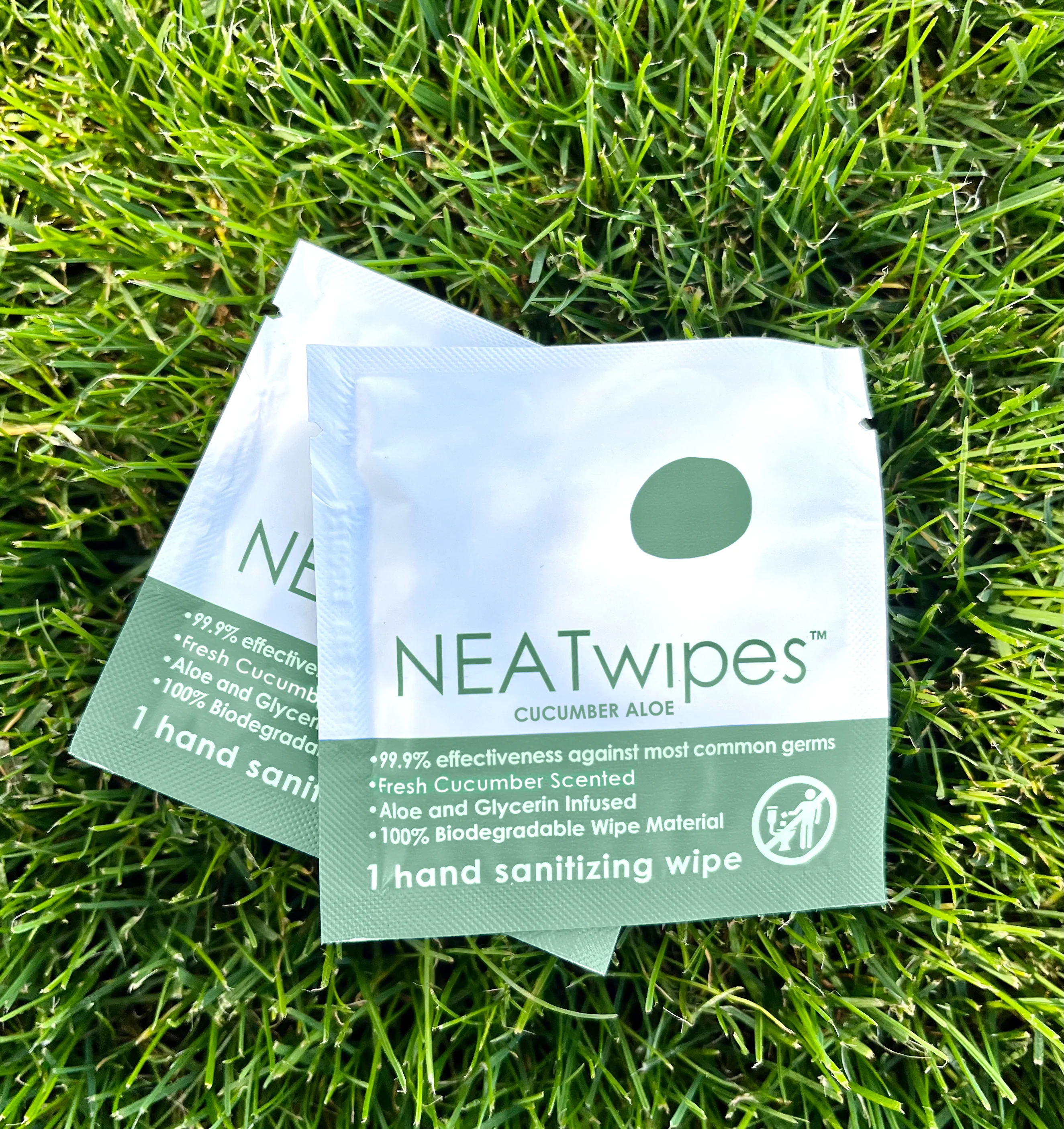 NEATwipes 24-Individually Wrapped Handwipes | Cucumber Aloe - Image 5